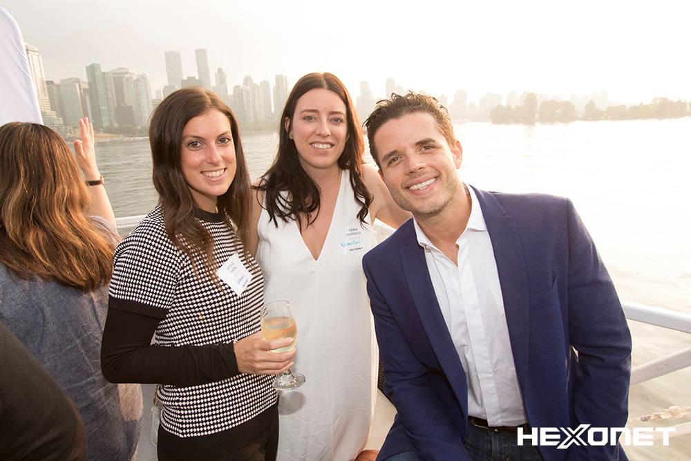 Guests from Weebly and NamesCon on the HEXONET cruise